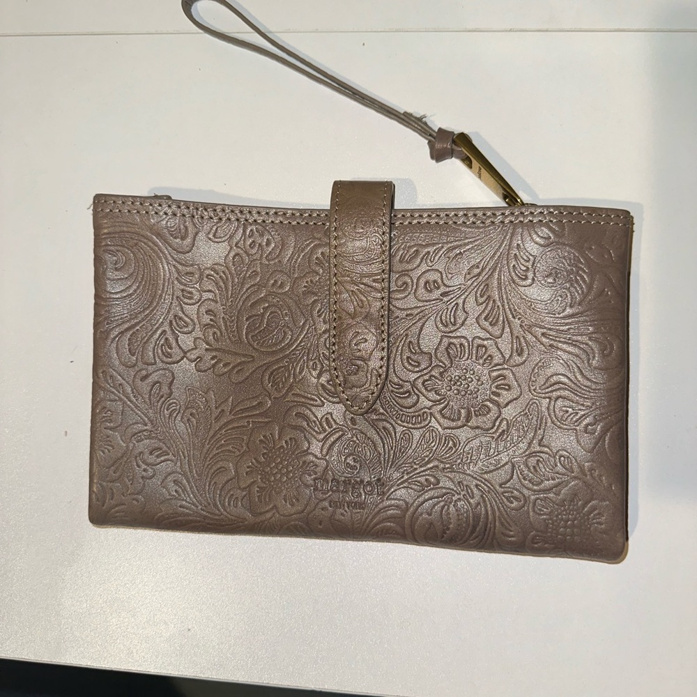 Margot embellished Leather clutch